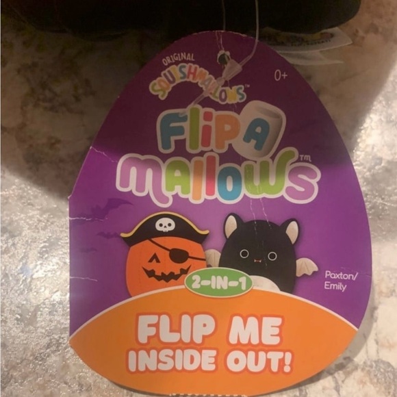 Squishmallow Halloween Paxton & Emily Flipamallow - Picture 3 of 8